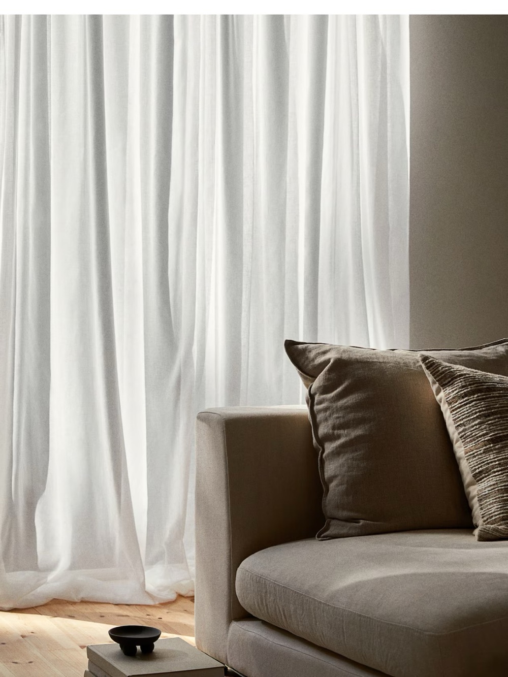 Classic White Curtain Panels - Semi-Sheer Drapery Pair (8 Panels Available) - Picture 2 of 11